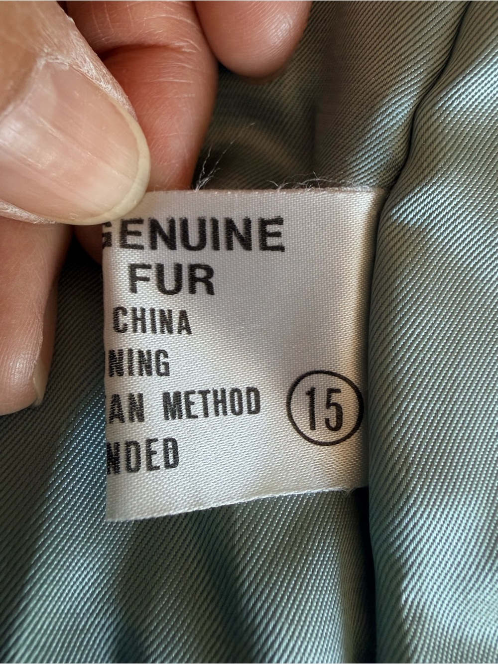 Vintage Genuine Rabbit Fur Coat-Dino Ricco - Picture 10 of 16
